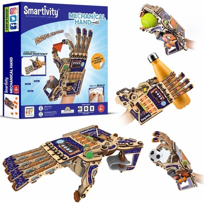 Smartivity Drevená stavebnica Mechanická ruka
