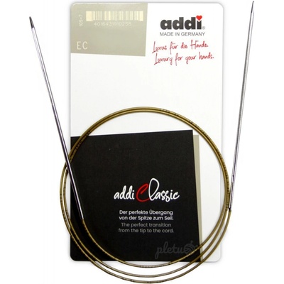 Addi Kruhové jehlice Premium 80 cm / 3,5 mm (oblé špičky)