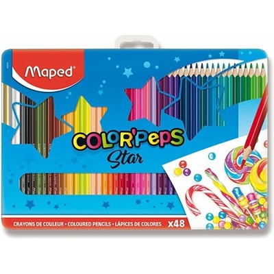 Maped Pastelky Color'Peps Metal Box 48 ks 832058