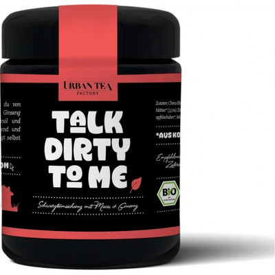 Urban Tea Factory Talk Dirty to Me Směs černého čaje s macou a ženšenem BIO 45 g