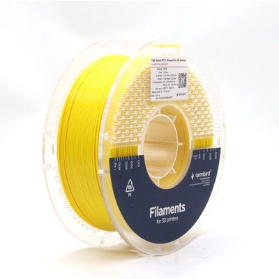 Gembird 3DP-PETG1.75HY-01-Y Високоскоростна PETG нишка жълта 1, 75mm 1kg (3DP-PETG1.75HY-01-Y)