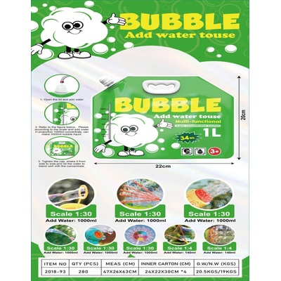 Koncentrát na bubliny 34 ml na 1 l roztoku