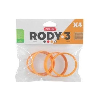 Zolux Rody 3 spojovací krúžok červený 4 ks