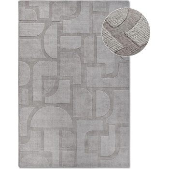 Villeroy & Boch Сив ръчно изработен вълнен килим 120x170 cm Alexis - Villeroy&Boch (106174-120x170)