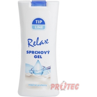 Tip Line Relax sprchový gel Mléčné proteiny 500 ml