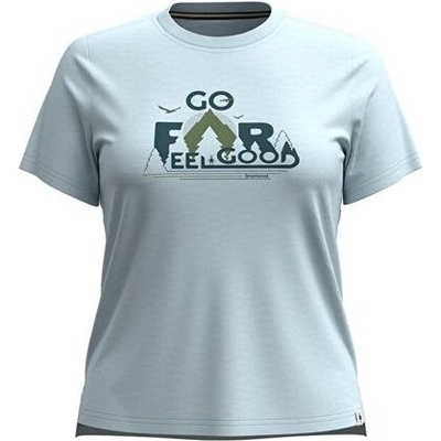 Smartwool Tričko W GO FAR FEEL GOOD GRAPHIC SHORT SLEEVE Lady