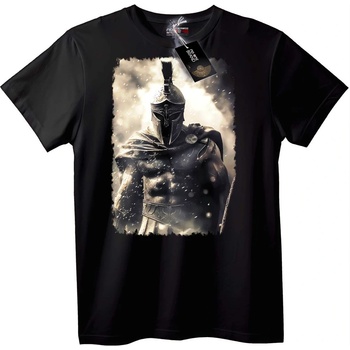NOONEBRAND Тениска Спартански Воин - M, Black