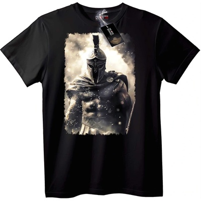 NOONEBRAND Тениска Спартански Воин - M, Black