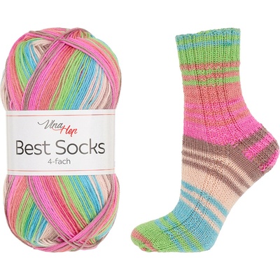 Vlna-hep Příze Best socks 7402