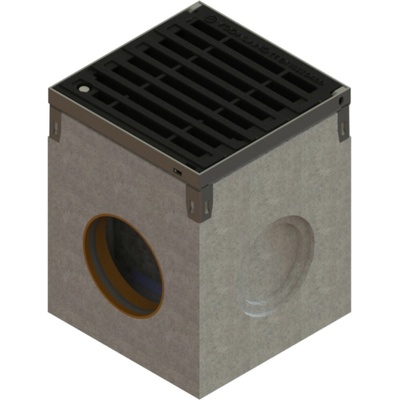 PLASTICK Bodový vpust s liatinovým roštom PRO 400×400 trieda D400