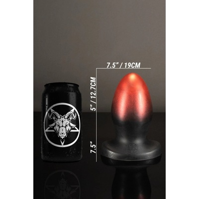 Twisted Beast Ted Demon Blood Ombre 7.5" prémiový silikonový anální kolík 12 x 4 2–5 8 cm