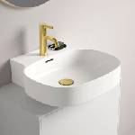 Ideal Standard Atelier Linda-X стенен умивалник с отвор за смесител и преливник 50 см, гланцово бял (T498101)