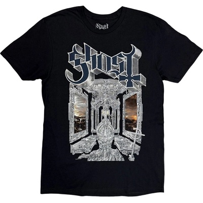 Ghost Skeleta Album Cover '25 Tour Dates Black S Риза (GHOTEE56MB01)