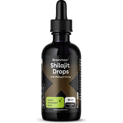 BrainMax Shilajit Drops with Manuka Honey, 30 ml