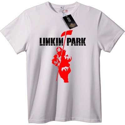 NOONEBRAND Тениска LINKIN PARK Червено Знаме - XL, White