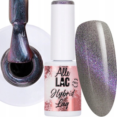 Hybridní lak ALLELAC 6g LED/UV Gel Polish Cat Eye Rainbow Duhový Odstín