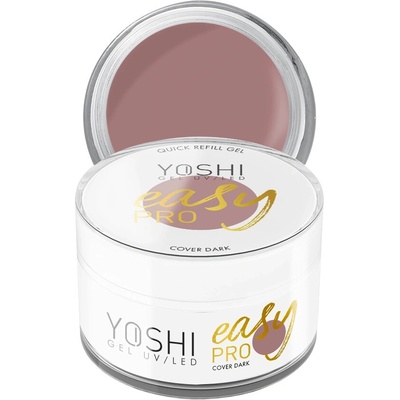 Yoshi stavební gel UV/Led Easy Pro Cover Dark 15 ml