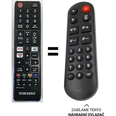 Dálkový ovladač Senior pro Samsung UE32T5372