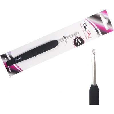 Černý kovový háček 4,5 mm