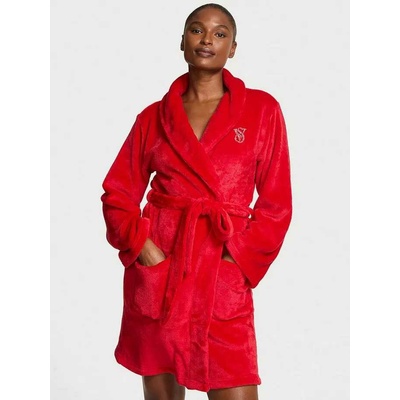 Victoria's Secret župan Cozy Plush červený