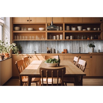 DIMEX ART s. r. o Фототапет за кухня - стари избелели дъски 420 x 60 см