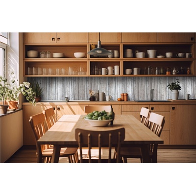 DIMEX ART Фототапет за кухня - стари избелели дъски 420 x 60 см