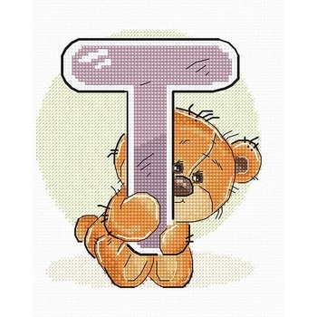 Luca-S Буква " t" - гоблен със схема b1221