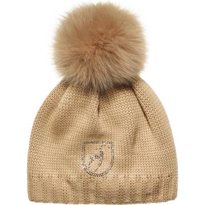 Toni Sailer beanie FUR Women Hat W golden beige