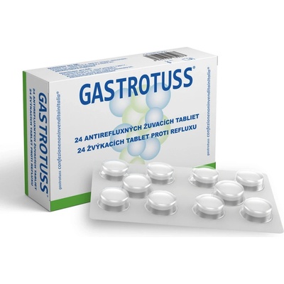 Gastrotuss žvýkací antirefluxní 24 tablety