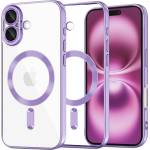 Techsuit Калъф за iPhone 16 Plus - Luxury Crystal MagSafe - Светло лилав (KF2335120)