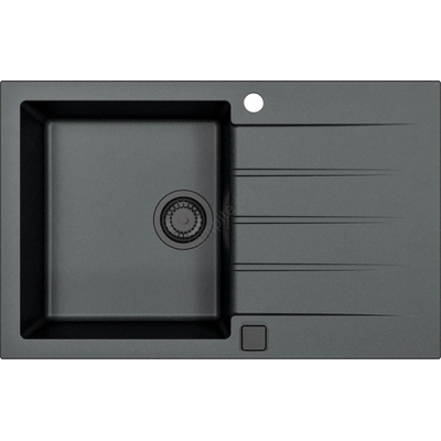 Alveus 1148159 - Кухненска мивка CADIT 79x50 см гранит/черен (AV0018)