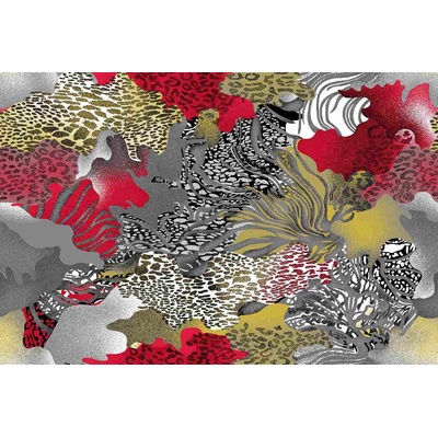 DIMEX ART Флизелинов фототапет абстрактни цветя 375 x 250 см