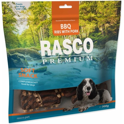 Pochúťka Rasco Premium BBQ Bravčové rebierka 500 g