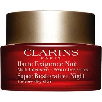 Clarins Super Restorative Night Cream нощен крем против стареене за много суха кожа за жени 50 мл