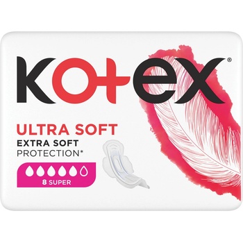 Kotex Ultra SOFT Super vložky 8 ks