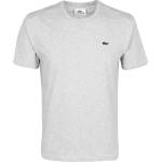 Lacoste Тениска Lacoste Embroidered Logo T Shirt - Light Grey CCA