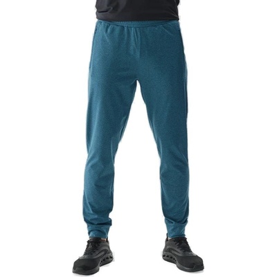 Pánské zateplené tepláky 4F-TROUSERS FNK-WAW24TFTRM682-46M-TEAL MELANGE