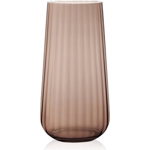 RONA Ваза от оптично стъкло Fade amber h 25см (5332/ZP_45315/Z)