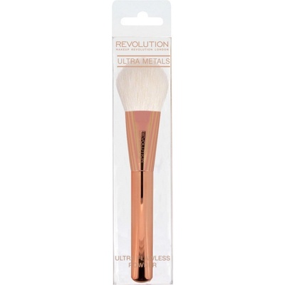 Makeup Revolution London Brushes Ultra Metals Flawless Powder Brush kosmetický štětec na pudr