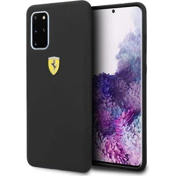 Ferrari Калъф Ferrari SF Silicone за Samsung Galaxy S20 Plus, Black (3700740473368)