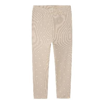 Клин Name it Gago Slim Lil Atelier leggings - Beige (Gray Morn / Heart)