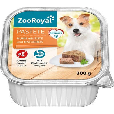 ZooRoyal Adult Dog kuřecí krůtí a přírodní rýže 9 x 300 g