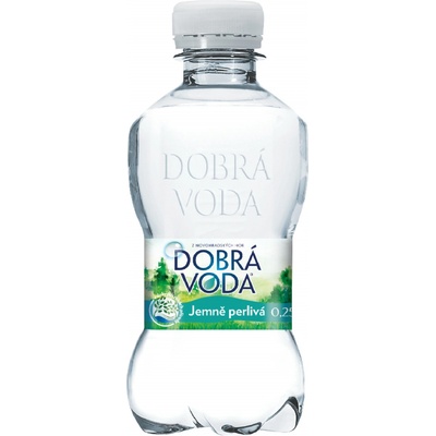 Dobrá voda jemně perlivá 8 x 250 ml