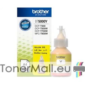Brother Бутилка с мастило BROTHER BT5000Y Yellow