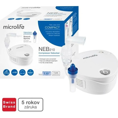 IMicrolife NEB 210 kompresorový + nosová sprcha