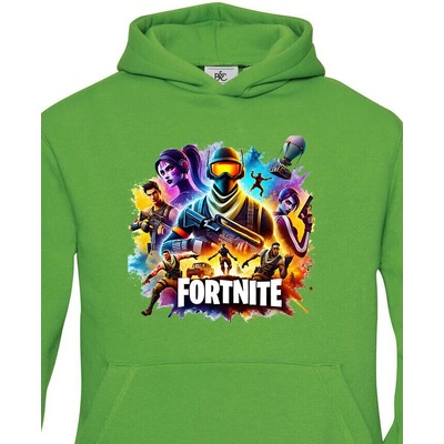 Dětská mikina Fortnite Zelená