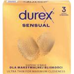 Durex Sensual - тънки презервативи (3 бр. )