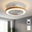 Brilagi - LED димируем таванен вентилатор LED/38W/230V 50 см бял/кафяв + дистанционно управление (BG4020)