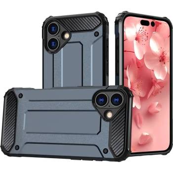 HQWear Калъф Hybrid Armor iPhone 16 Plus - Син (Hybrid Armor iPhone 16 Plus blue)