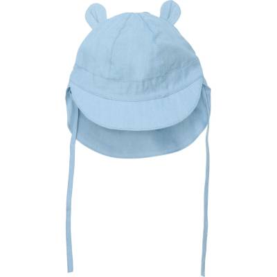 Huttelihut Детска шапка с козирка Huttelihut Kid's Summer Hat Ears Woven Cap - Soft Chambray - размер 50/56 (EU) (904-3495-0111)